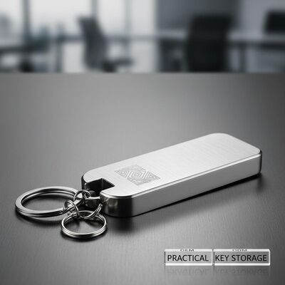 जिंक अलॉय मेटल कीचेन होल्डर टिकाऊ निर्माण OEM ODM कस्टम ब्रांडिंग और व्यावहारिक कुंजी भंडारण के लिए उपयुक्त