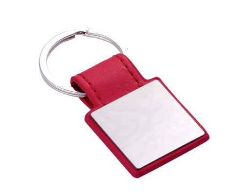 अनुकूलित Polybag Keychain क्लासिक शैली सभी कुंजियों के लिए असली चमड़े की चाबी श्रृंखला
