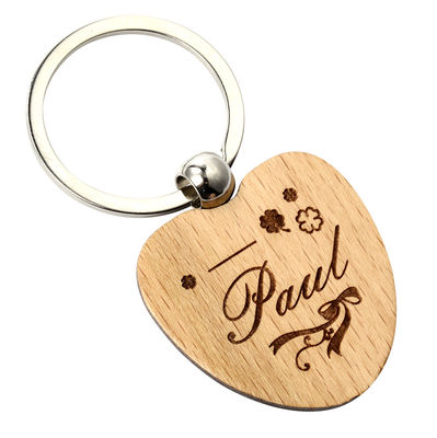 अच्छा दाम प्राकृतिक सामग्रियों से निर्मित अनुकूलन योग्य व्यक्तिगत लकड़ी की कुंजी ऑनलाइन