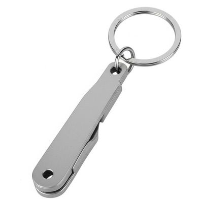 अच्छा दाम Zinc Alloy Metal Keychain Holder Durable and Customizable for OEM/ODM ऑनलाइन