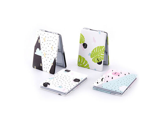अच्छा दाम आयत कॉस्मेटिक पॉकेट मिरर प्यारा Foldable स्मारिका उपहार मुद्रण लोगो ऑनलाइन